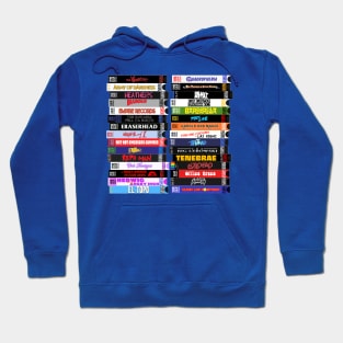 Cult Movies VHS Stacks Hoodie